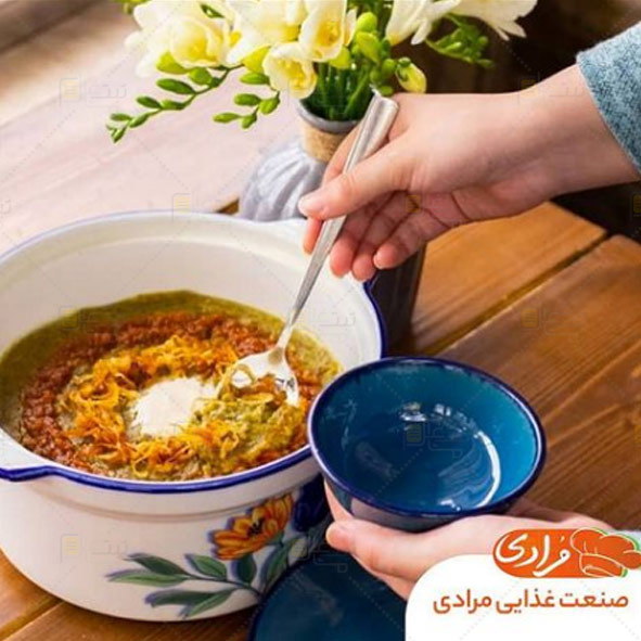 آش قلمکار مرادی در رشت